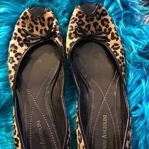 Enzo Angiolini Mohair Peep toe flats Sz8.5